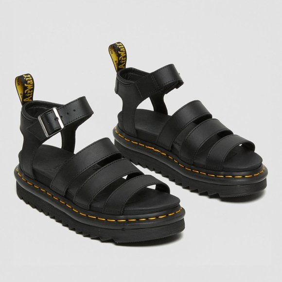 Dr. Martens Shoes - Dr. Martens Blaire Hydro Leather Strap Sandals